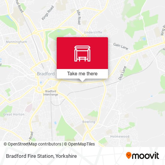 Bradford Fire Station map