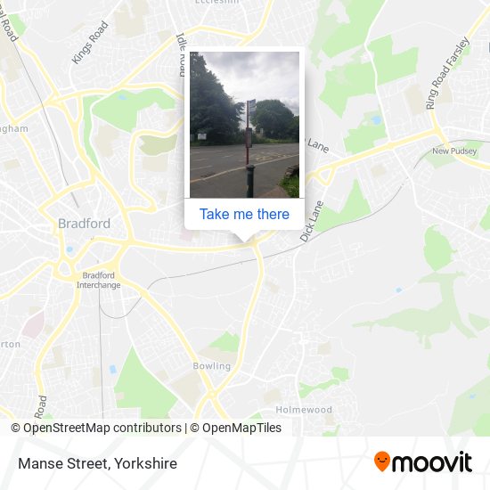 Manse Street map