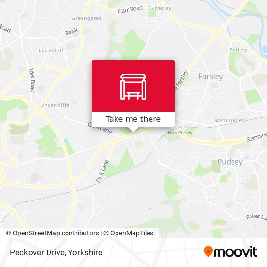 Peckover Drive map