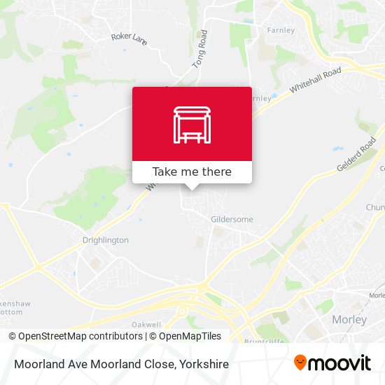 Moorland Ave Moorland Close map