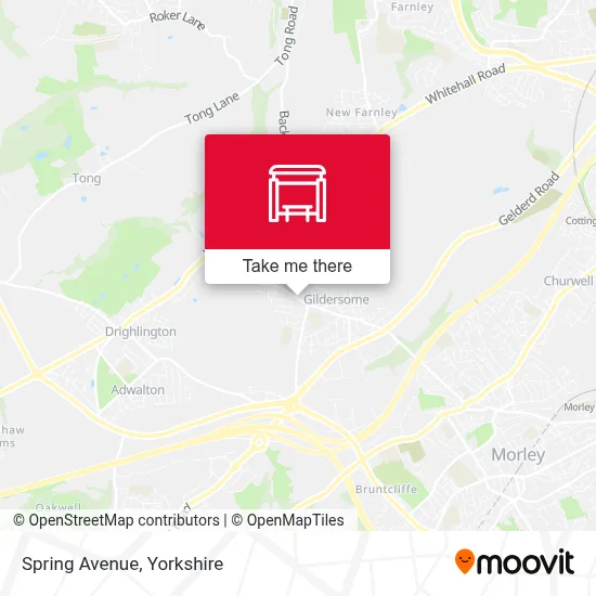 Spring Avenue map