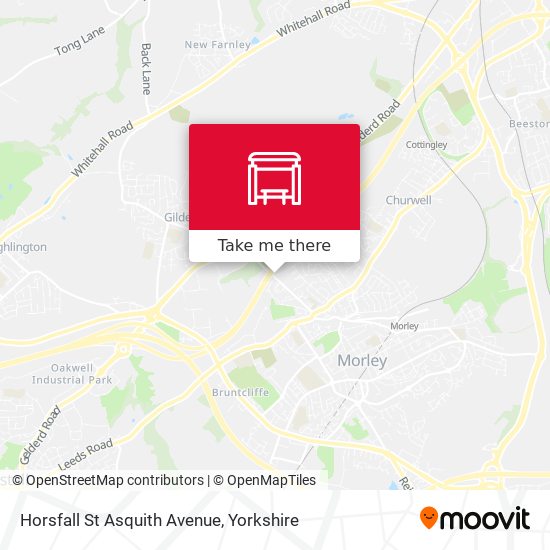 Horsfall St Asquith Avenue map