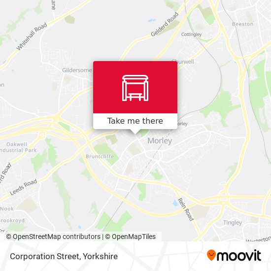 Corporation Street map