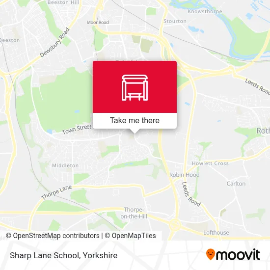 Sharp Lane School map