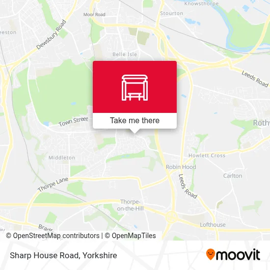 Sharp House Road map