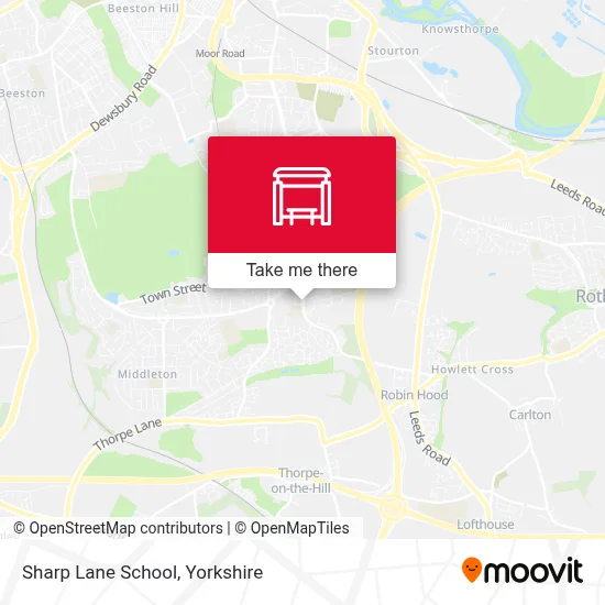 Sharp Lane School map