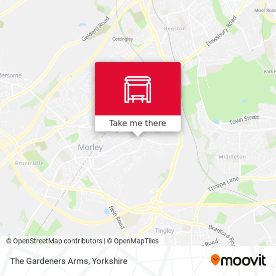 The Gardeners Arms map