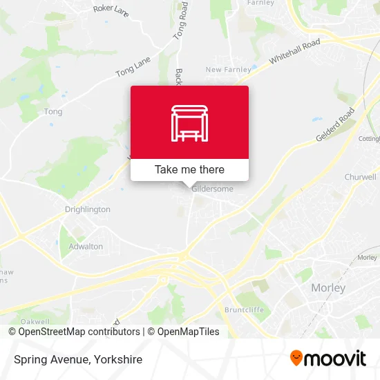 Spring Avenue map