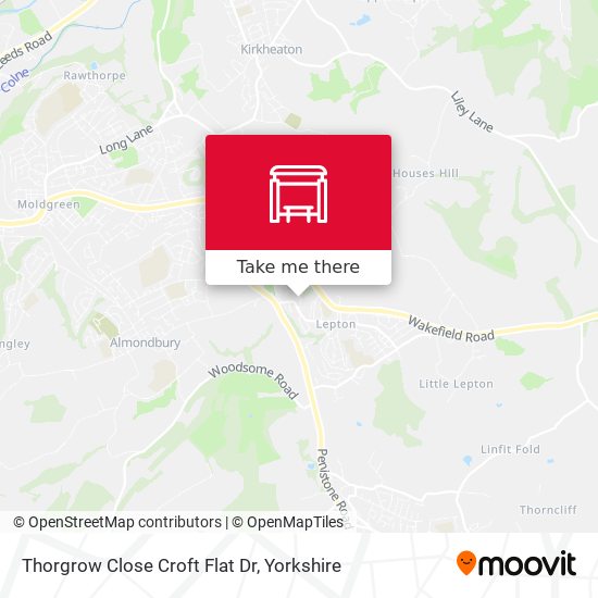 Thorgrow Close Croft Flat Dr map