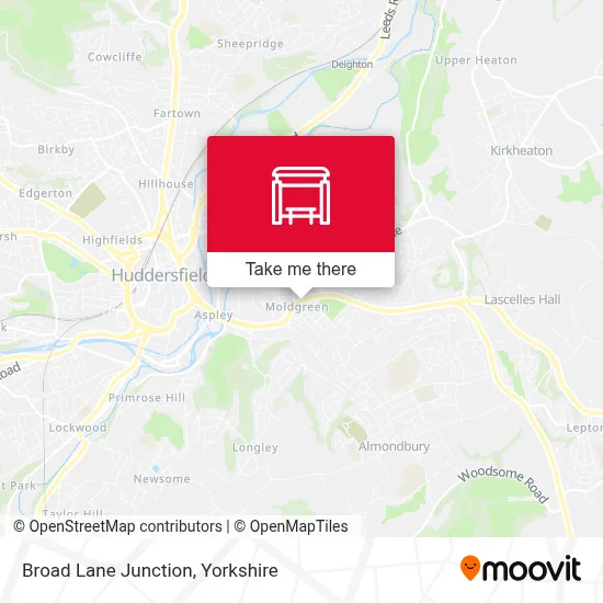Broad Lane Junction map