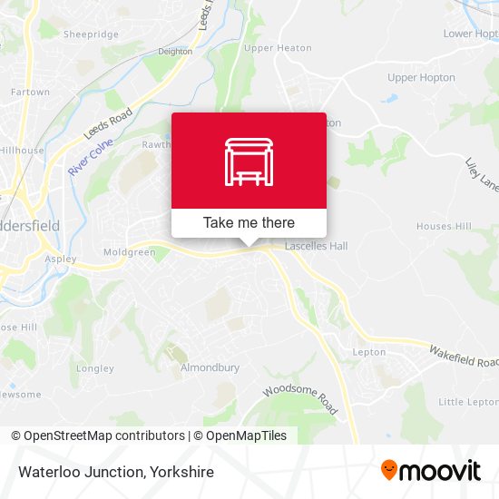 Waterloo Junction map