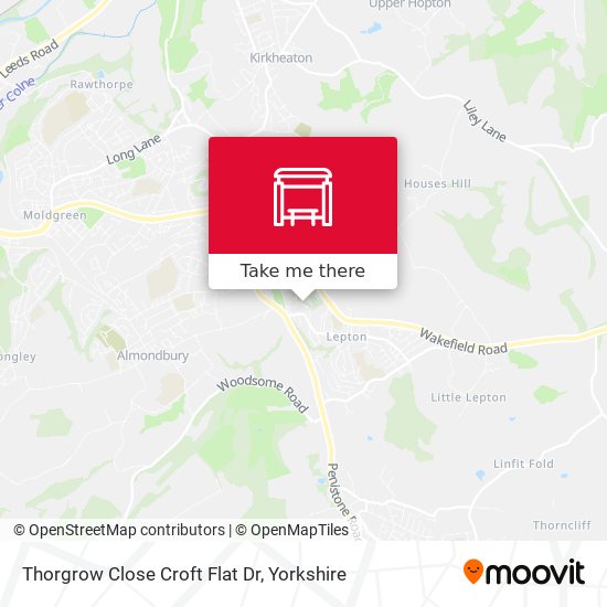 Thorgrow Close Croft Flat Dr map