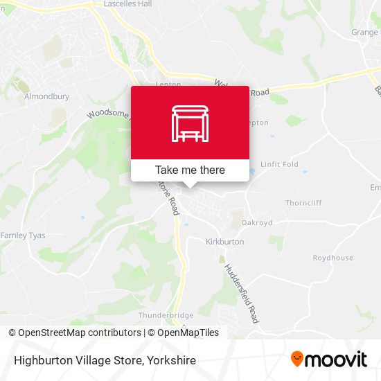 Highburton Village Store map