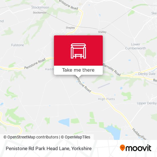 Penistone Rd Park Head Lane map