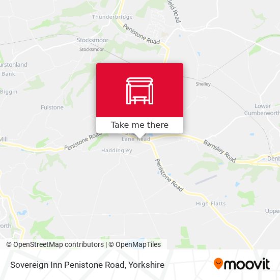 Sovereign Inn Penistone Road map
