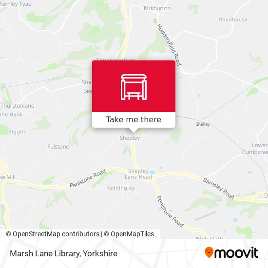 Marsh Lane Library map