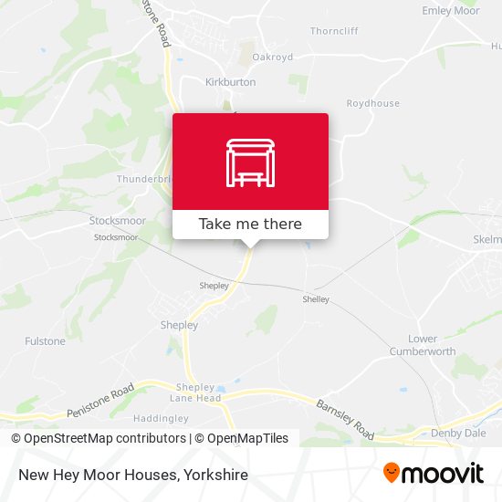 New Hey Moor Houses map