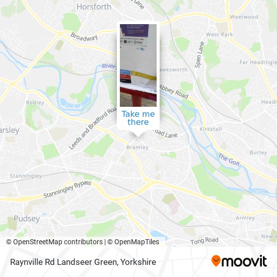 Raynville Rd Landseer Green map
