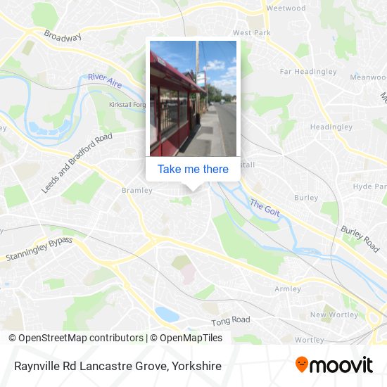 Raynville Rd Lancastre Grove map