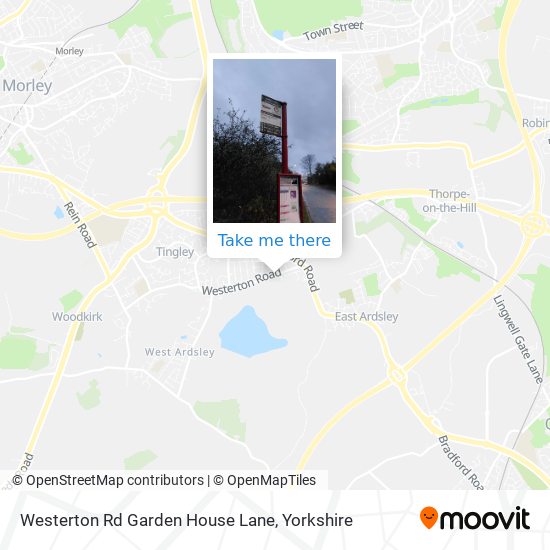 Westerton Rd Garden House Lane map