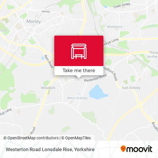 Westerton Road Lonsdale Rise map