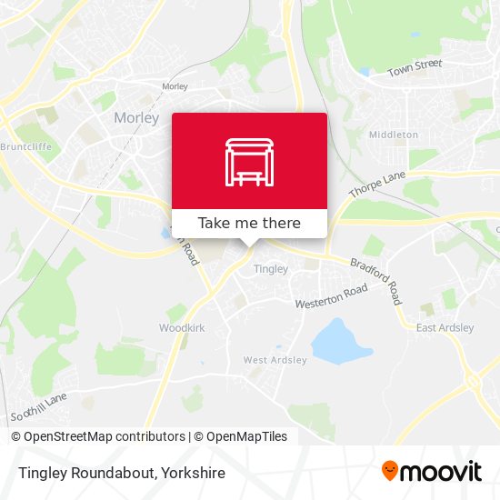 Tingley Roundabout map