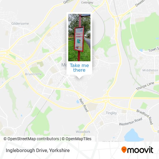 Ingleborough Drive map