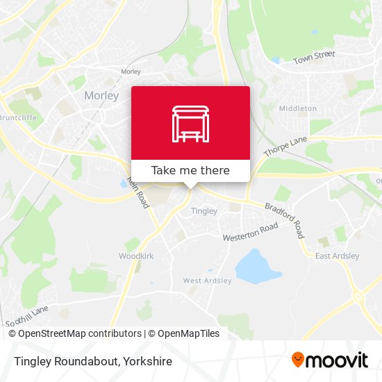 Tingley Roundabout map