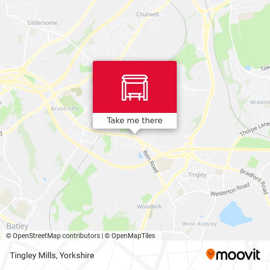 Tingley Mills map