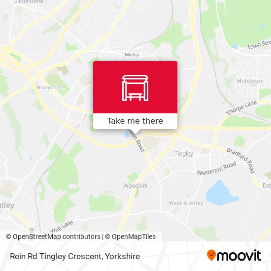 Rein Rd Tingley Crescent map