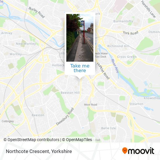 Northcote Crescent map