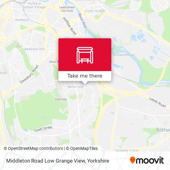 Middleton Road Low Grange View map