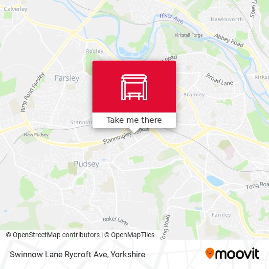 Swinnow Lane Rycroft Ave map