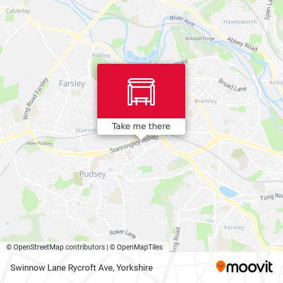 Swinnow Lane Rycroft Ave map