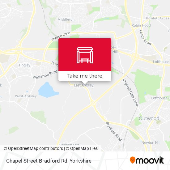 Chapel Street Bradford Rd map