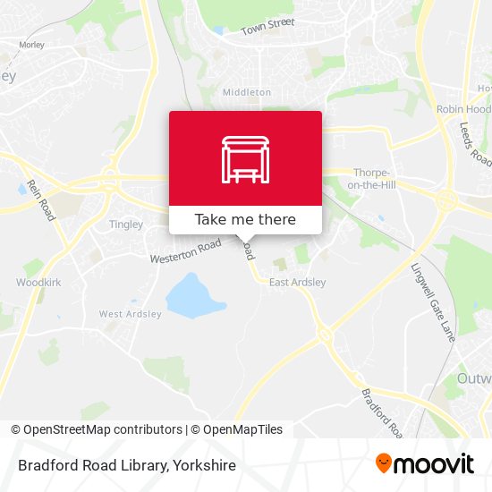 Bradford Road Library map