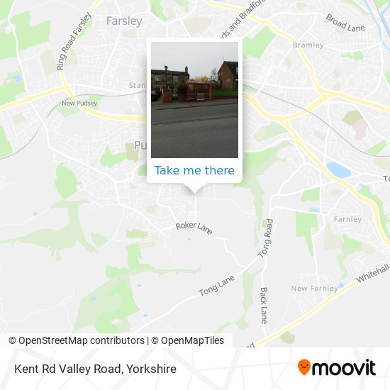 Kent Rd Valley Road map