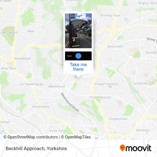 Beckhill Approach map