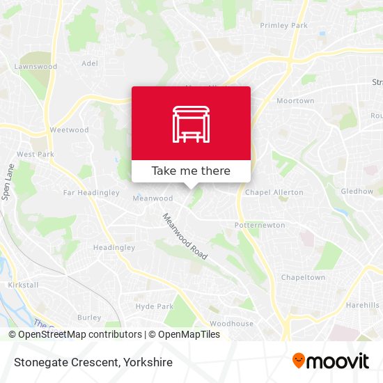 Stonegate Crescent map