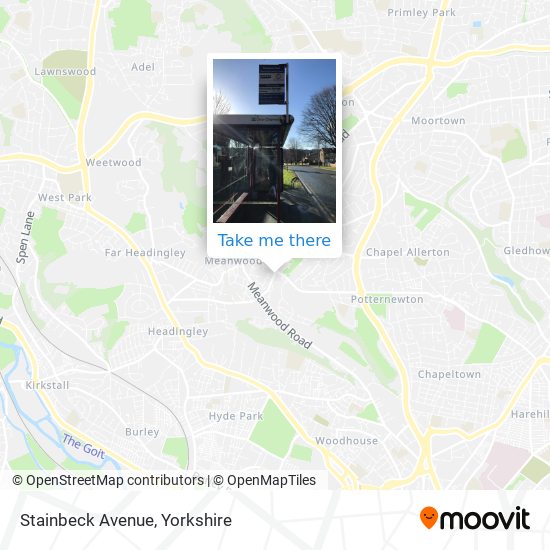 Stainbeck Avenue map