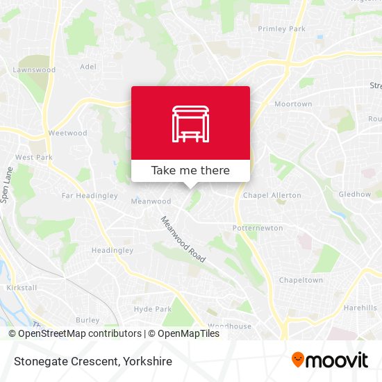 Stonegate Crescent map