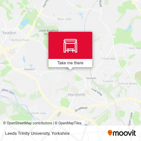 Leeds Trinity University map