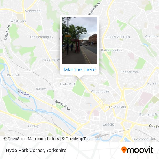 Hyde Park Corner map