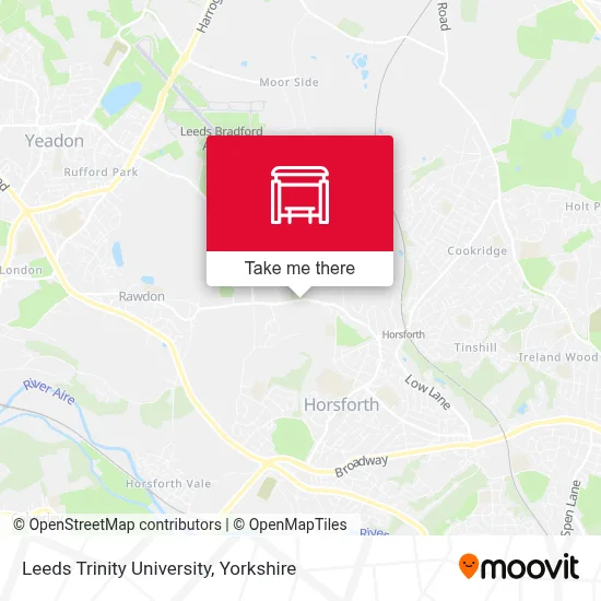 Leeds Trinity University map