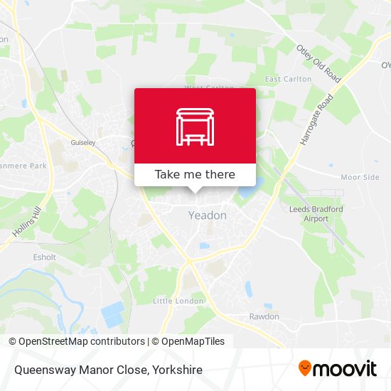 Queensway Manor Close map