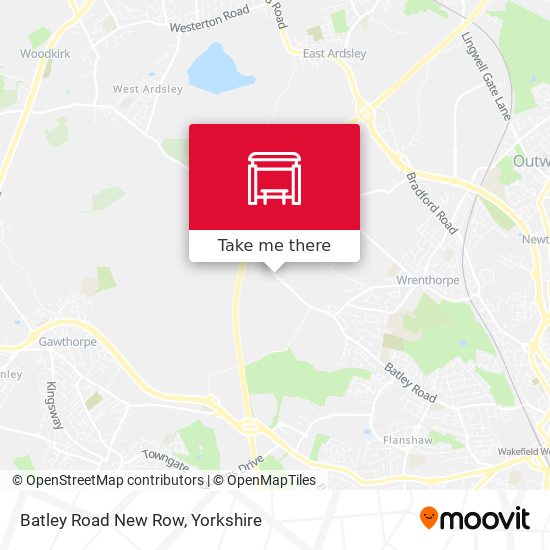 Batley Road New Row map