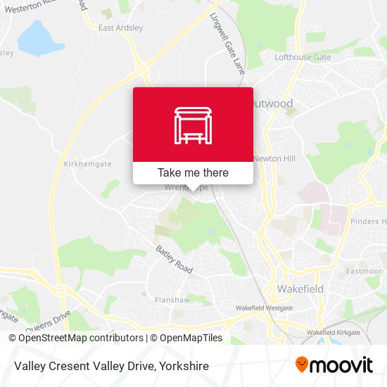 Valley Cresent Valley Drive map