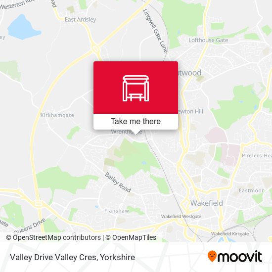Valley Drive Valley Cres map