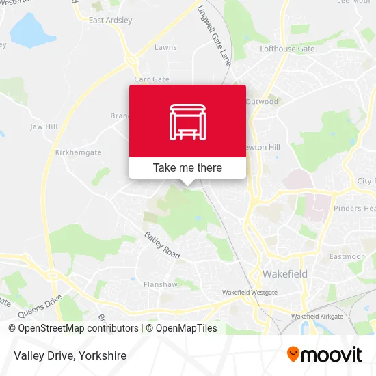 Valley Drive map