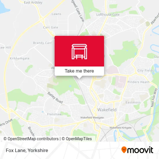 Fox Lane map